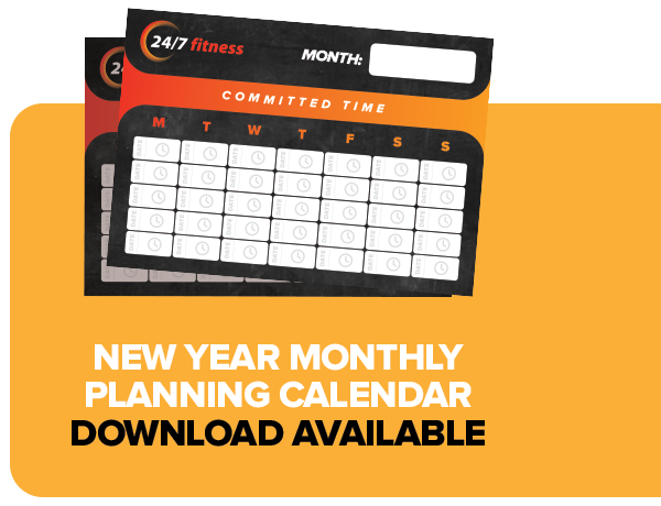 New Year Monthly Planning Calendar Download Available
